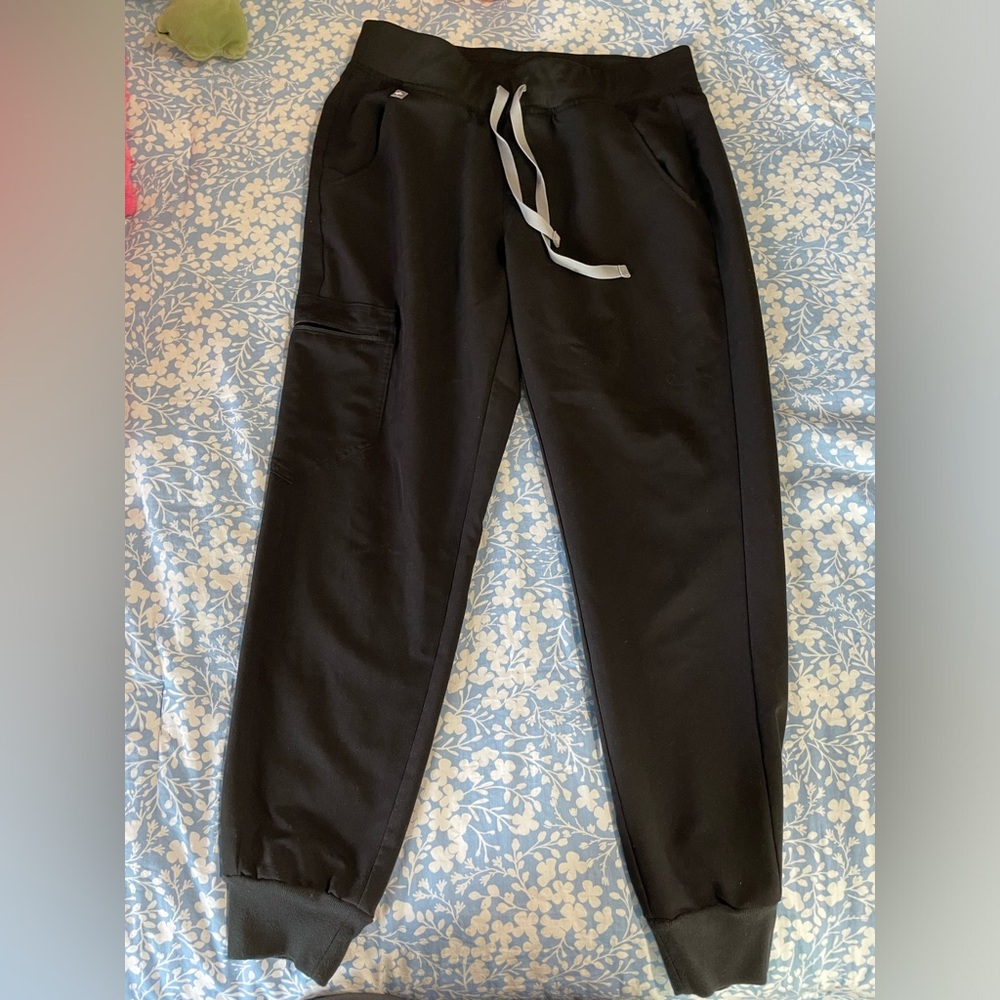 Figs black jogger bottoms